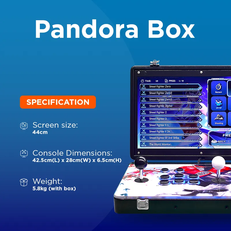 pandora box specification